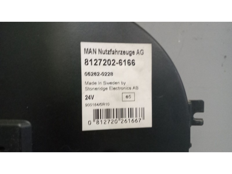 Recambio de cuadro instrumentos para man tg - l 12.xxx 4.6 diesel referencia OEM IAM 81272026166  