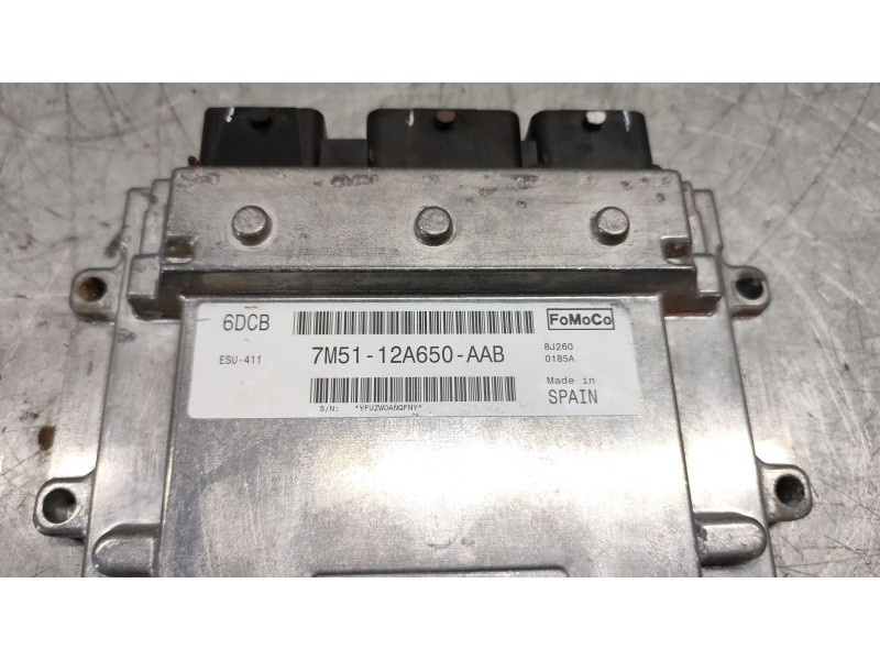 Recambio de centralita motor uce para ford c-max (cb3) ghia referencia OEM IAM 7M5112A650AAB  