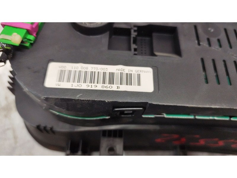 Recambio de cuadro instrumentos para volkswagen golf iv berlina (1j1) 1.9 tdi referencia OEM IAM 1J0919860B  