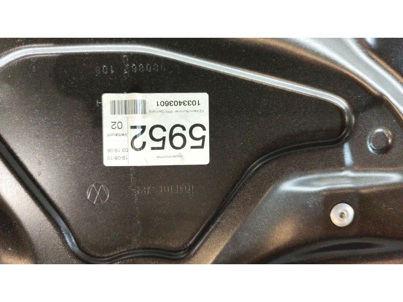 Recambio de elevalunas trasero derecho para volkswagen passat b6 (3c2) 2.0 tdi referencia OEM IAM   