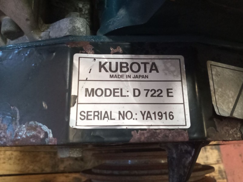 Recambio de motor completo para aixam 500 hatchback 0.5 d referencia OEM IAM D722E  KUBOTA