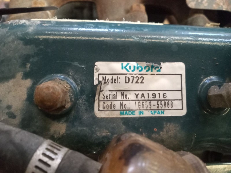 Recambio de motor completo para aixam 500 hatchback 0.5 d referencia OEM IAM D722E  KUBOTA