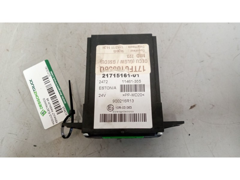 Recambio de modulo electronico para renault magnum ab diesel referencia OEM IAM 21715161  