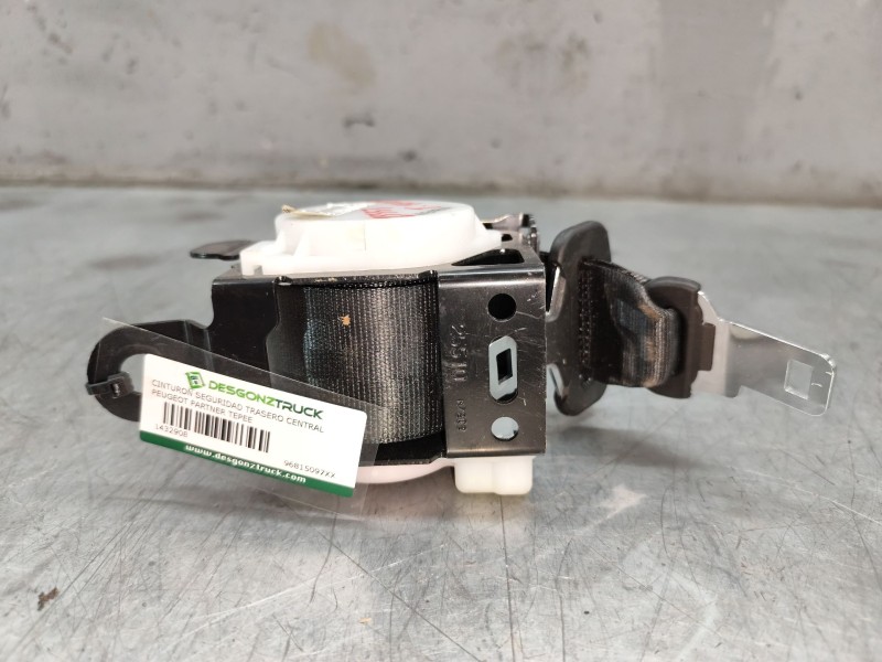 Recambio de cinturon seguridad trasero central para peugeot partner tepee 1.6 bluehdi 100 referencia OEM IAM 96815097XX  
