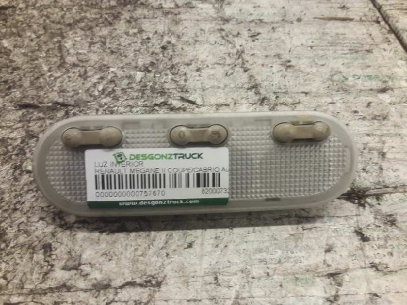 Recambio de luz interior para renault megane ii coupe/cabrio authentique referencia OEM IAM 8200073231 DELANTERA 