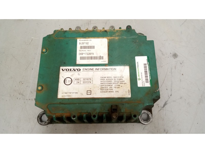 Recambio de centralita motor edc para volvo fl fl 220-10 (220cv) referencia OEM IAM 20412508  D6B220EC96