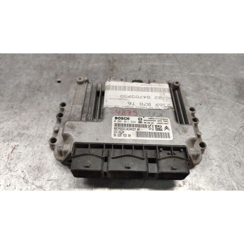 Recambio de centralita motor uce para peugeot 307 sw (3h) 1.6 hdi 110 referencia OEM IAM 9662872280  