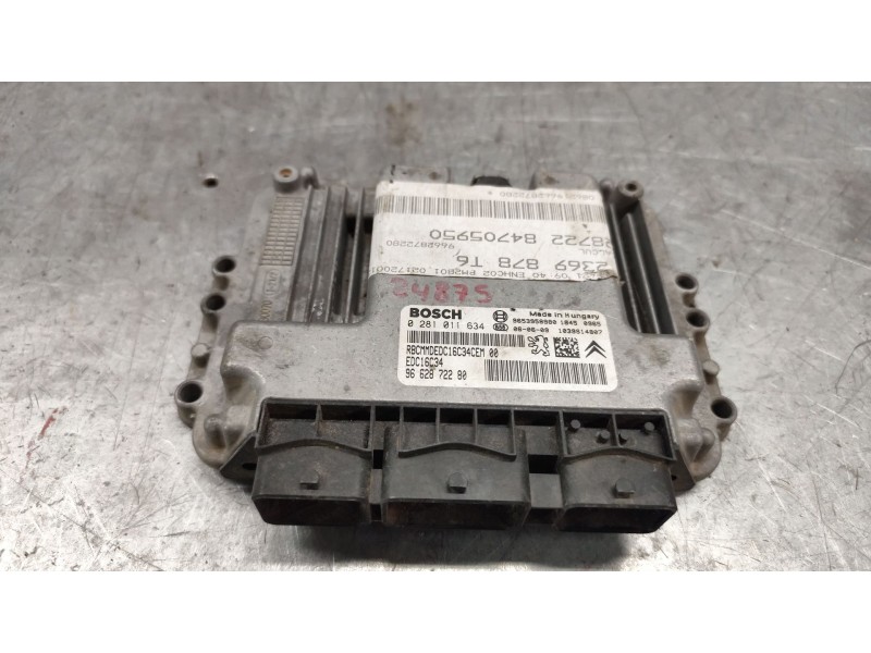 Recambio de centralita motor uce para peugeot 307 sw (3h) 1.6 hdi 110 referencia OEM IAM 9662872280  