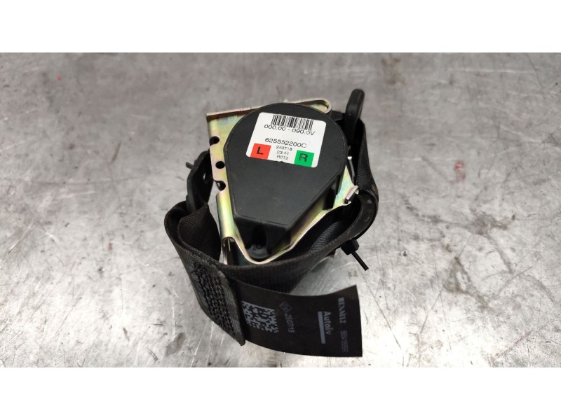 Recambio de cinturon seguridad trasero izquierdo para dacia sandero ii tce 90 (b8m1, b8ma) referencia OEM IAM 625552200c  