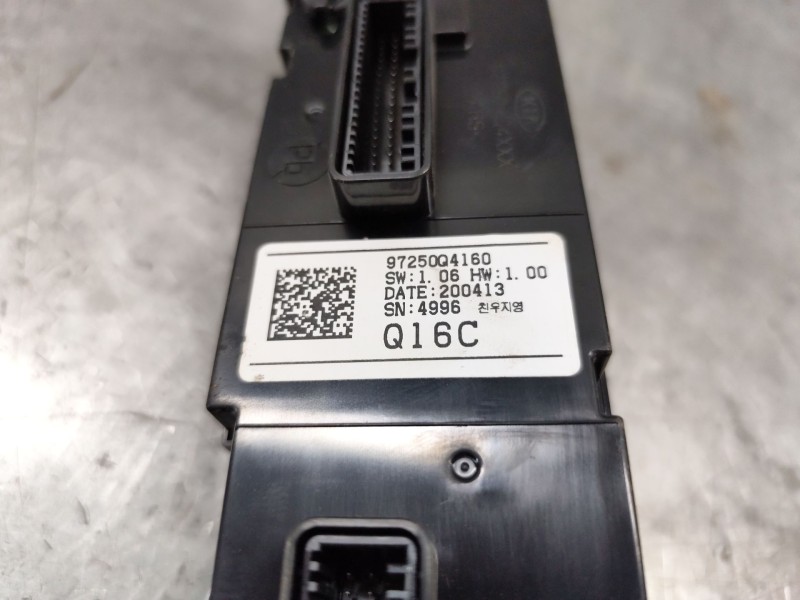 Recambio de mando climatizador para kia niro i (de) e-niro referencia OEM IAM 97250Q4160  