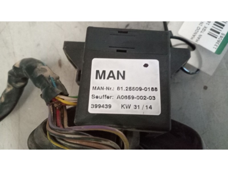 Recambio de mando intermitentes para man tgx 18.xxx 12.4 diesel referencia OEM IAM 81255090188  