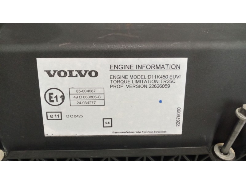 Recambio de tapa balancines para volvo fm xxx 12.8 diesel referencia OEM IAM 21622592  21648889