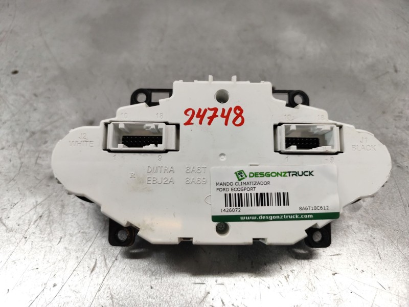 Recambio de mando climatizador para ford ecosport 1.0 ecoboost referencia OEM IAM 8A6T18C612  