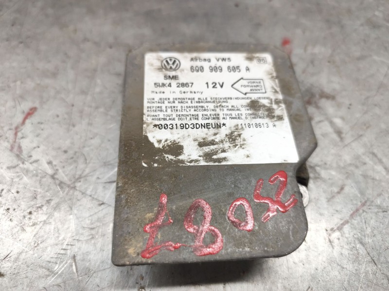 Recambio de centralita airbag para volkswagen golf iv berlina (1j1) 1.9 tdi referencia OEM IAM 6Q0909605A  