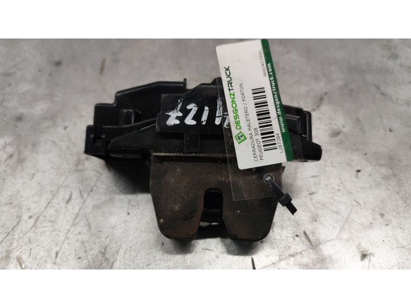 Recambio de cerradura maletero / porton para peugeot 308 1.6 16v referencia OEM IAM 9660403880  