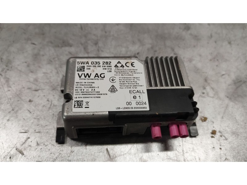 Recambio de modulo electronico para volkswagen crafter furgoneta (sy_, sx_) 2.0 tdi referencia OEM IAM 5WA035282  