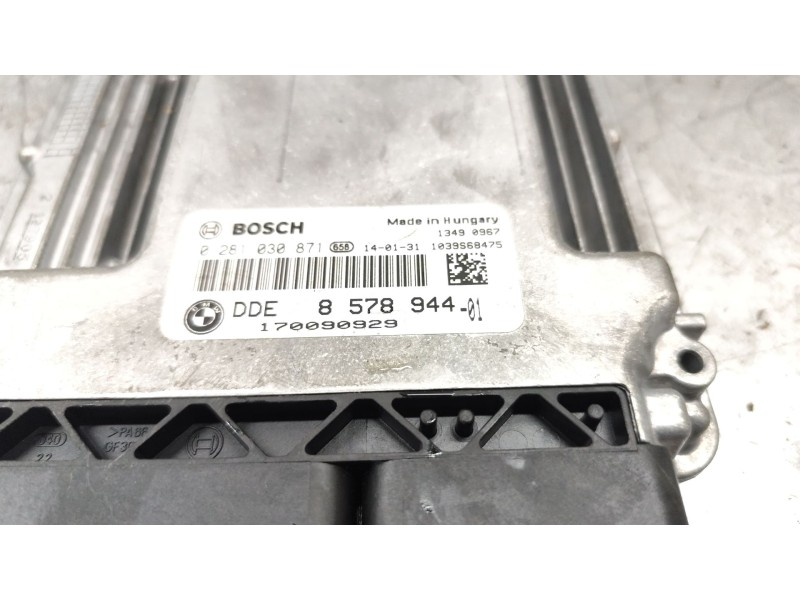 Recambio de centralita motor uce para bmw 3 (f30, f80) 320 d referencia OEM IAM 0281030871  