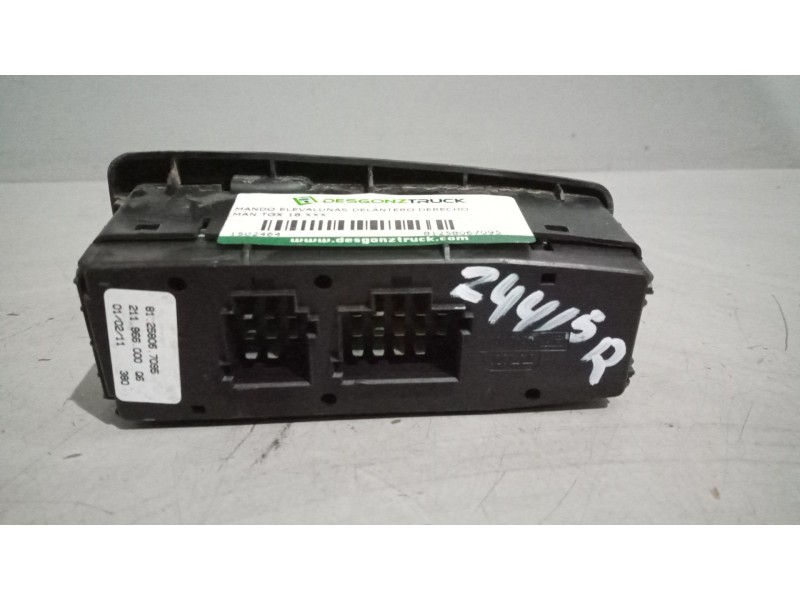 Recambio de mando elevalunas delantero derecho para man tgx 18.xxx 12.4 diesel referencia OEM IAM 81258067095  