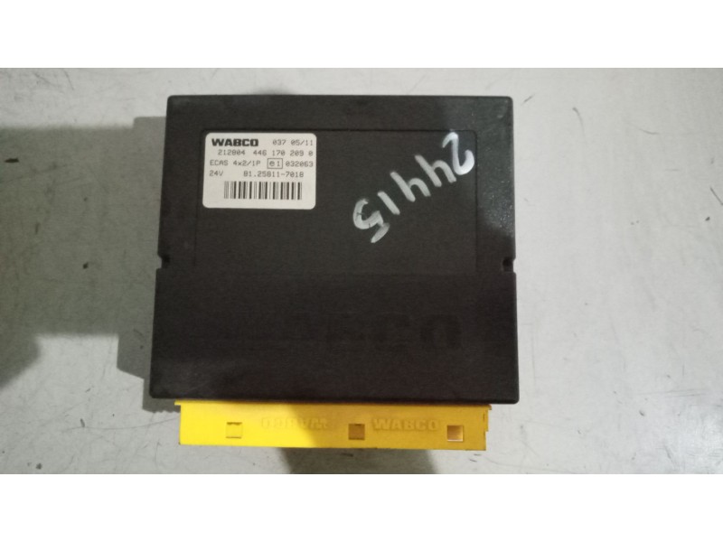 Recambio de modulo electronico para man tgx 18.xxx 12.4 diesel referencia OEM IAM 81258117018 centralita ecas 4461702090