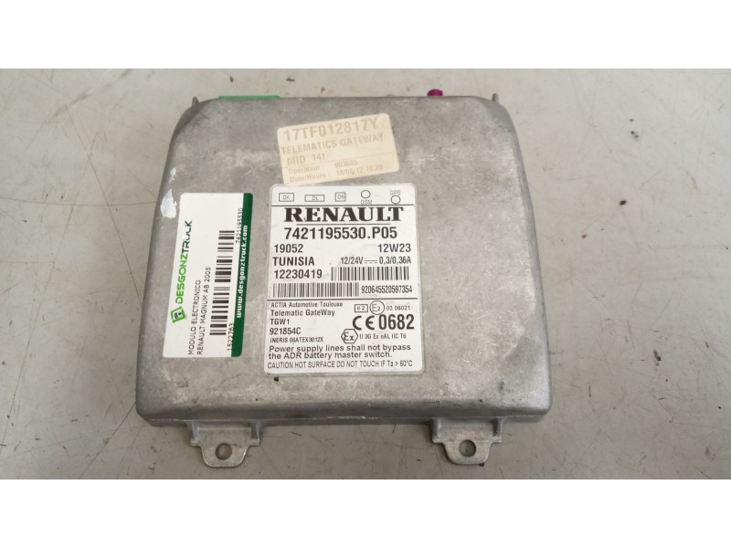 Recambio de modulo electronico para renault magnum ab 2005 12.8 diesel referencia OEM IAM 7421195530  