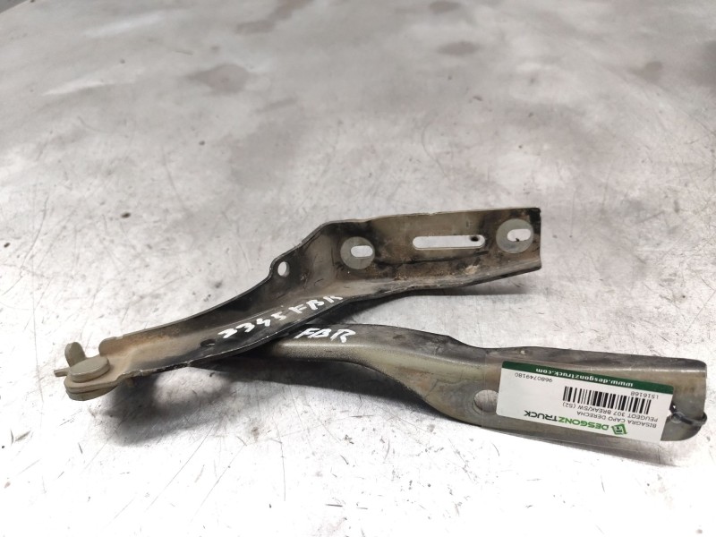 Recambio de bisagra capo derecha para peugeot 307 break/sw (s2) sw referencia OEM IAM 9680749180  