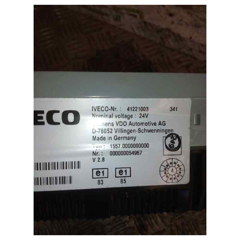 Recambio de cuadro instrumentos para iveco stralis (as) fsa t / fp lt 4x2 gran espacio referencia OEM IAM 41221003  