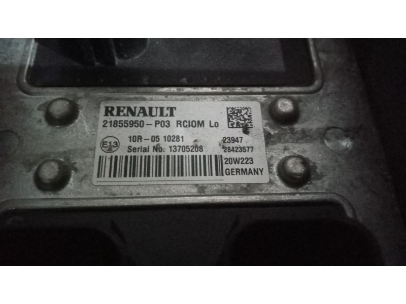 Recambio de modulo electronico para renault serie t 12.8 diesel referencia OEM IAM 21855950  