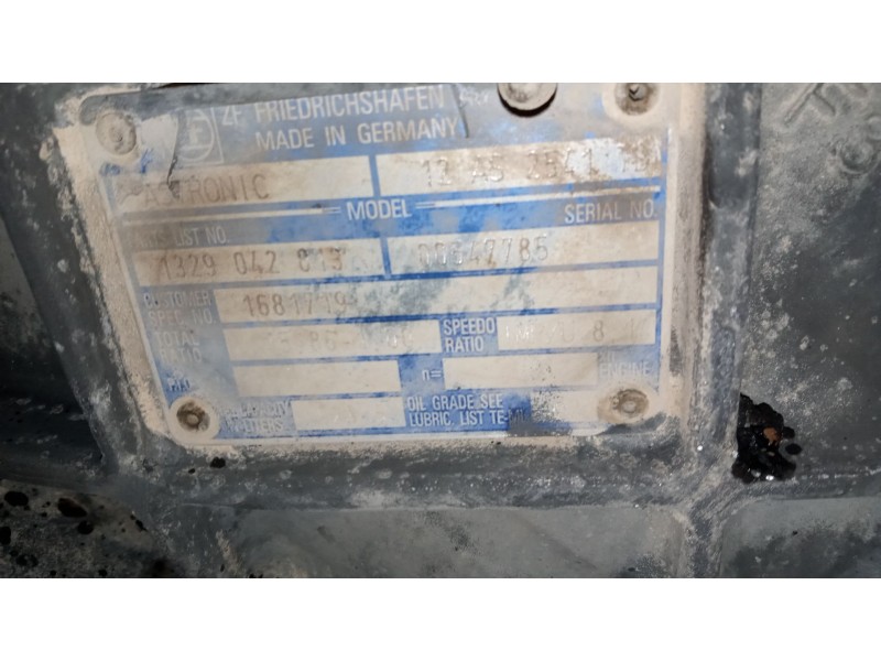 Recambio de caja cambios para daf serie xf105.xxx 12.9 diesel referencia OEM IAM 12AS2541TD 1681719 1329042013