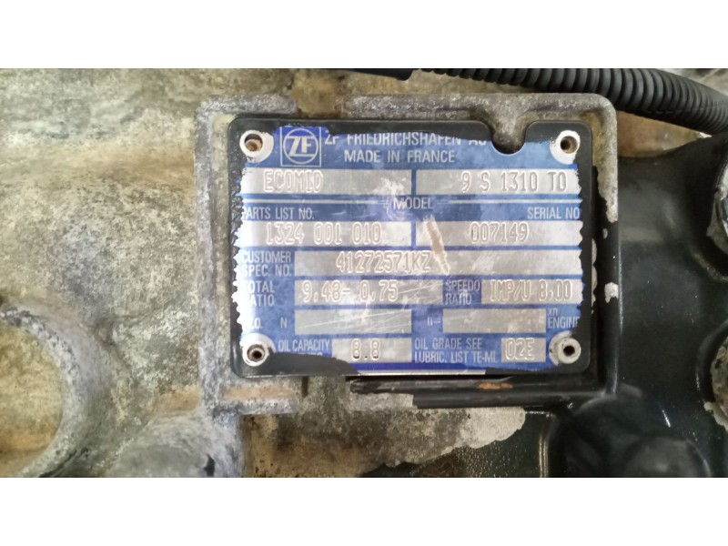 Recambio de caja cambios para iveco stralis (ad/at) 7.8 diesel referencia OEM IAM 9S1310 1324001010 41272571