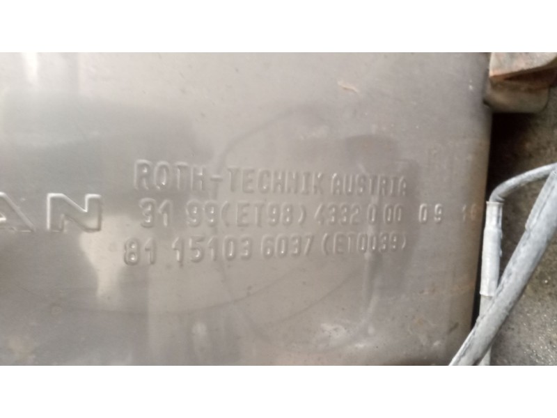 Recambio de catalizador para man tgx 18.xxx referencia OEM IAM 81151036037  