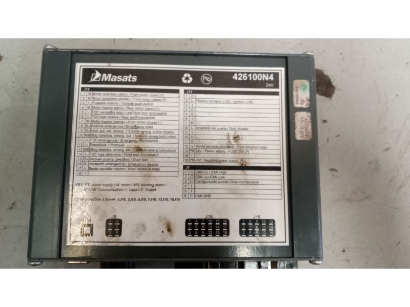 Recambio de modulo electronico para scania magnus referencia OEM IAM 426100N4 MASATS 426100N4 MASATS