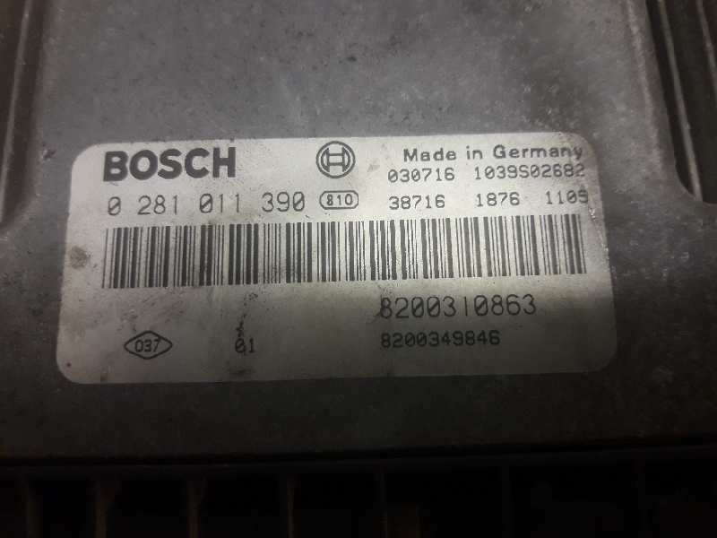Recambio de centralita motor uce para renault scenic ii authentique referencia OEM IAM 0281011390 8200310863 8200349846