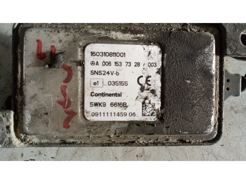 Recambio de sensor noxe para mercedes-benz oc 500 le-1830h referencia OEM IAM A0061537328  160310811001