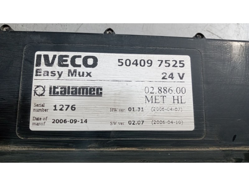 Recambio de modulo electronico para iveco stralis (ad/at) fg ad   4x2 tráfico urbano referencia OEM IAM 504097525  