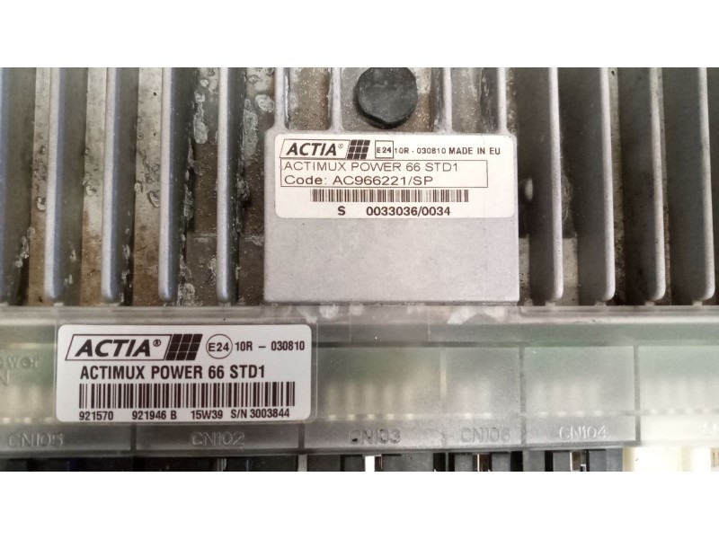 Recambio de modulo electronico para scania magnus referencia OEM IAM actimux power 66 std1  ac966221