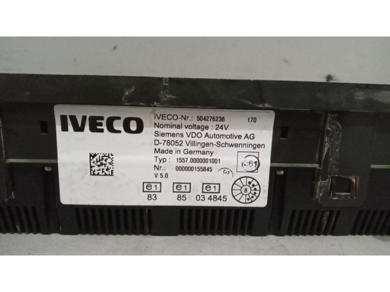 Recambio de cuadro instrumentos para iveco stralis (as) 12.9 diesel referencia OEM IAM 504276236  