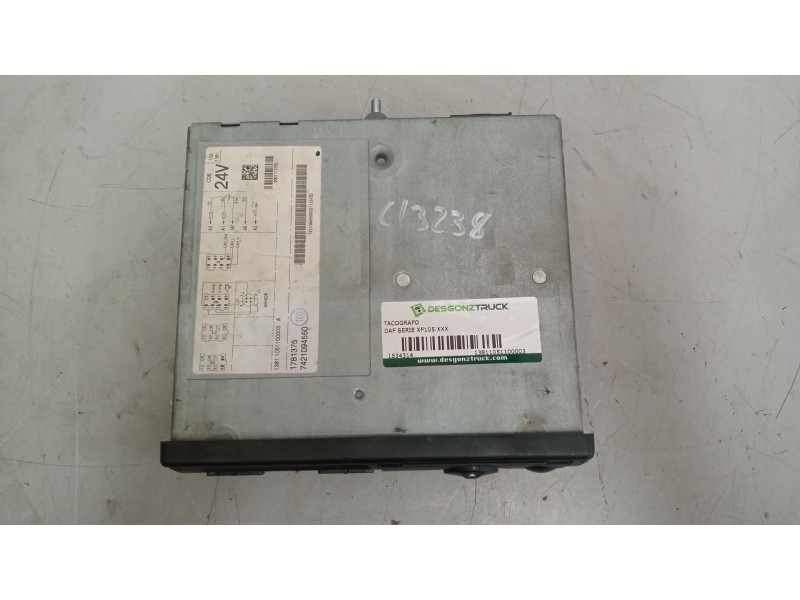 Recambio de tacografo para daf serie xf105.xxx 12.9 diesel referencia OEM IAM 13811051100003 0001113783 1781375