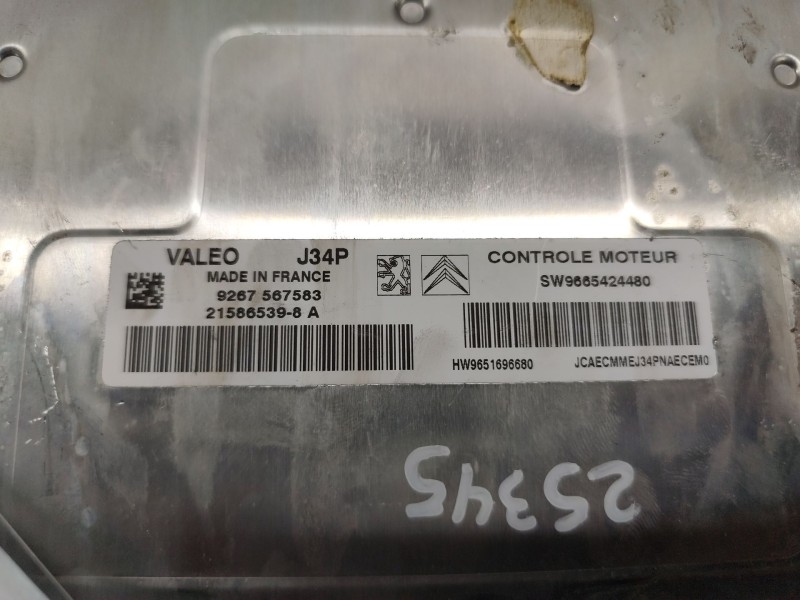 Recambio de centralita ecm ecu para citroën c3 1.4 furio referencia OEM IAM 215867160A  J34PAAE
