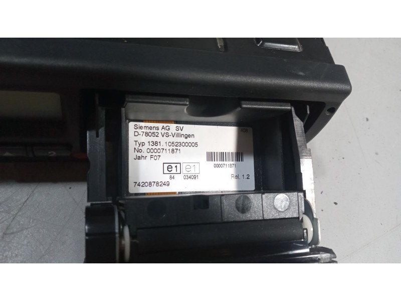 Recambio de tacografo para renault premium distribution 7.2 diesel referencia OEM IAM 13811052300005 0000711871 7420878249