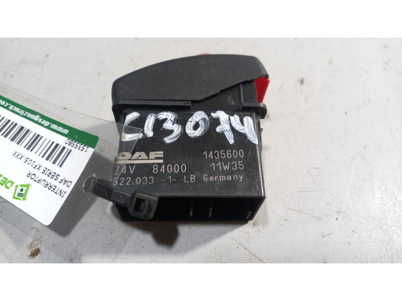Recambio de interruptor para daf serie xf105.xxx 12.9 diesel referencia OEM IAM 1435600  