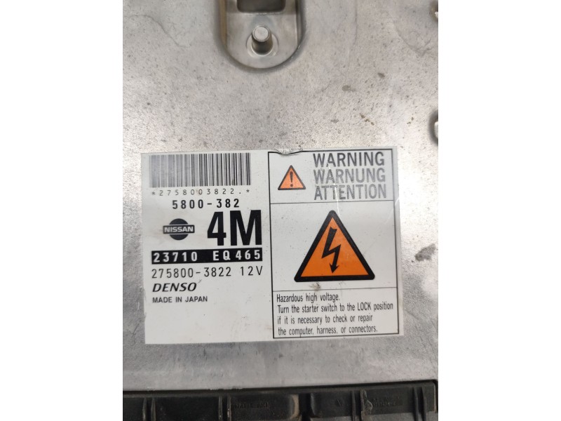Recambio de centralita motor uce para nissan x-trail (t30) sport referencia OEM IAM 2758003822  5800382
