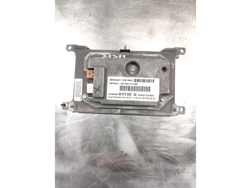 Recambio de pantalla multifuncion para peugeot 508 allure hybrid4 referencia OEM IAM 9801286980  