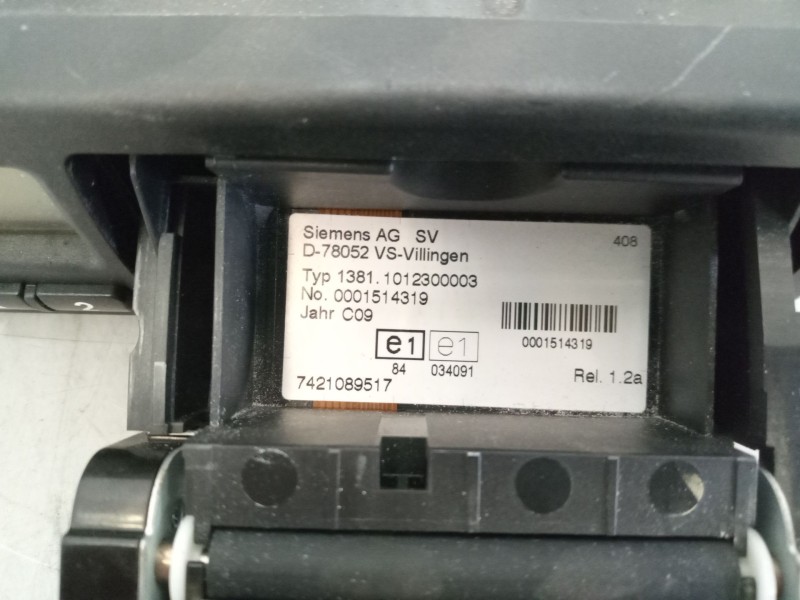 Recambio de tacografo para volvo fl xxx 7.2 diesel referencia OEM IAM 13811012300003 0001514319 7421089517