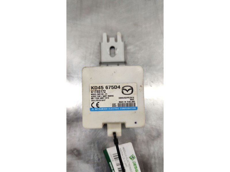 Recambio de modulo electronico para mazda cx-5 (kf) 2.2 d referencia OEM IAM KD45675D4  