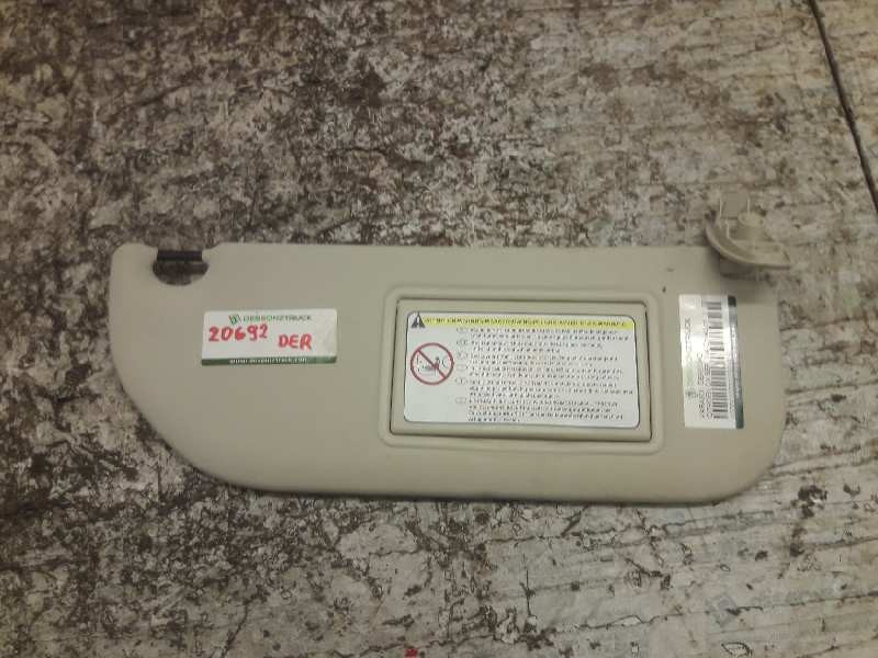 Recambio de parasol derecho para citroen c4 berlina collection referencia OEM IAM   