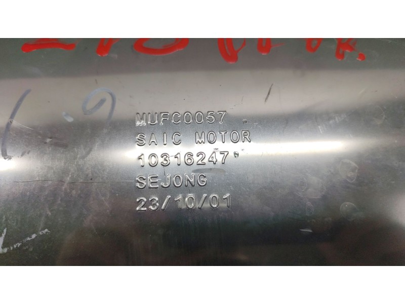 Recambio de tubo escape trasero para mg mg zs suv (azs1) 1.5 vti referencia OEM IAM 10316247  