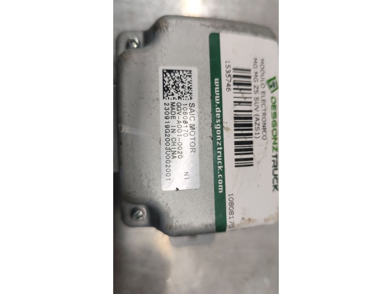 Recambio de modulo electronico para mg mg zs suv (azs1) 1.5 vti referencia OEM IAM 10808170  