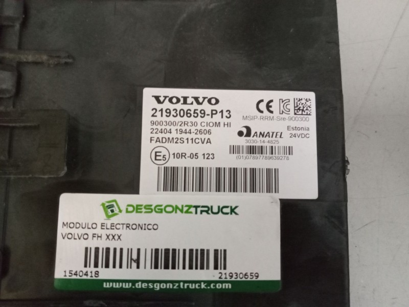Recambio de modulo electronico para volvo fh xxx referencia OEM IAM 21930659  