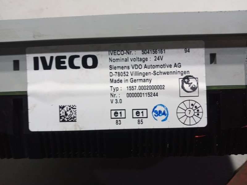 Recambio de cuadro instrumentos para iveco stralis (ad/at) 7.8 diesel referencia OEM IAM 504156161  