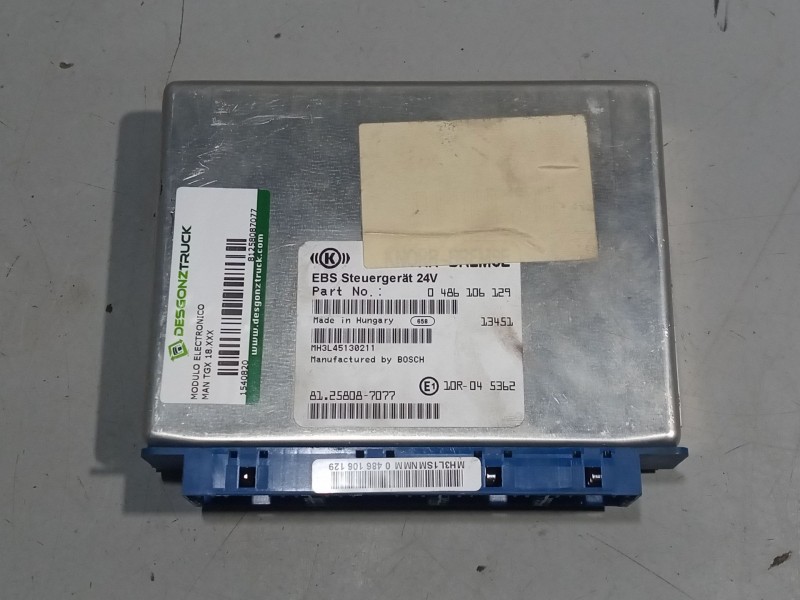 Recambio de modulo electronico para man tgx 18.xxx 10.5 diesel referencia OEM IAM 81258087077  0486106129